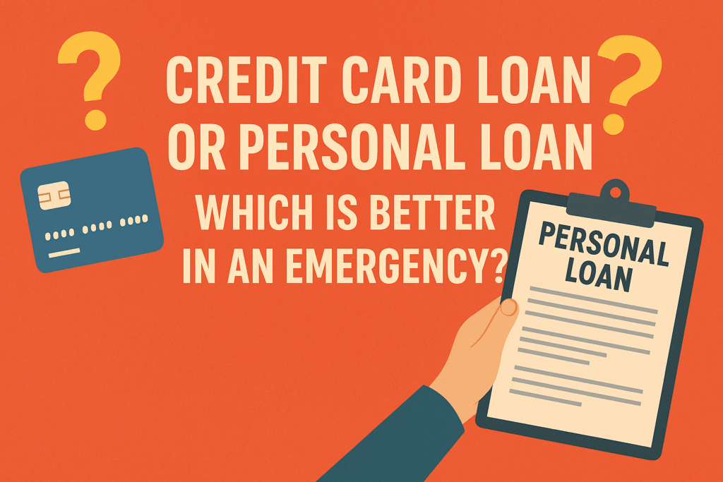 Credit Card Loan or Personal Loan – Which is Better in an Emergency?