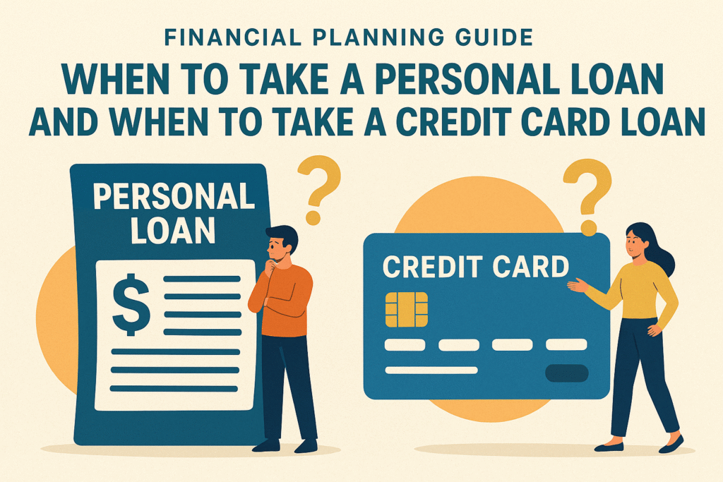 Financial Planning Guide: When to Take a Personal Loan and When to Take a Credit Card Loan