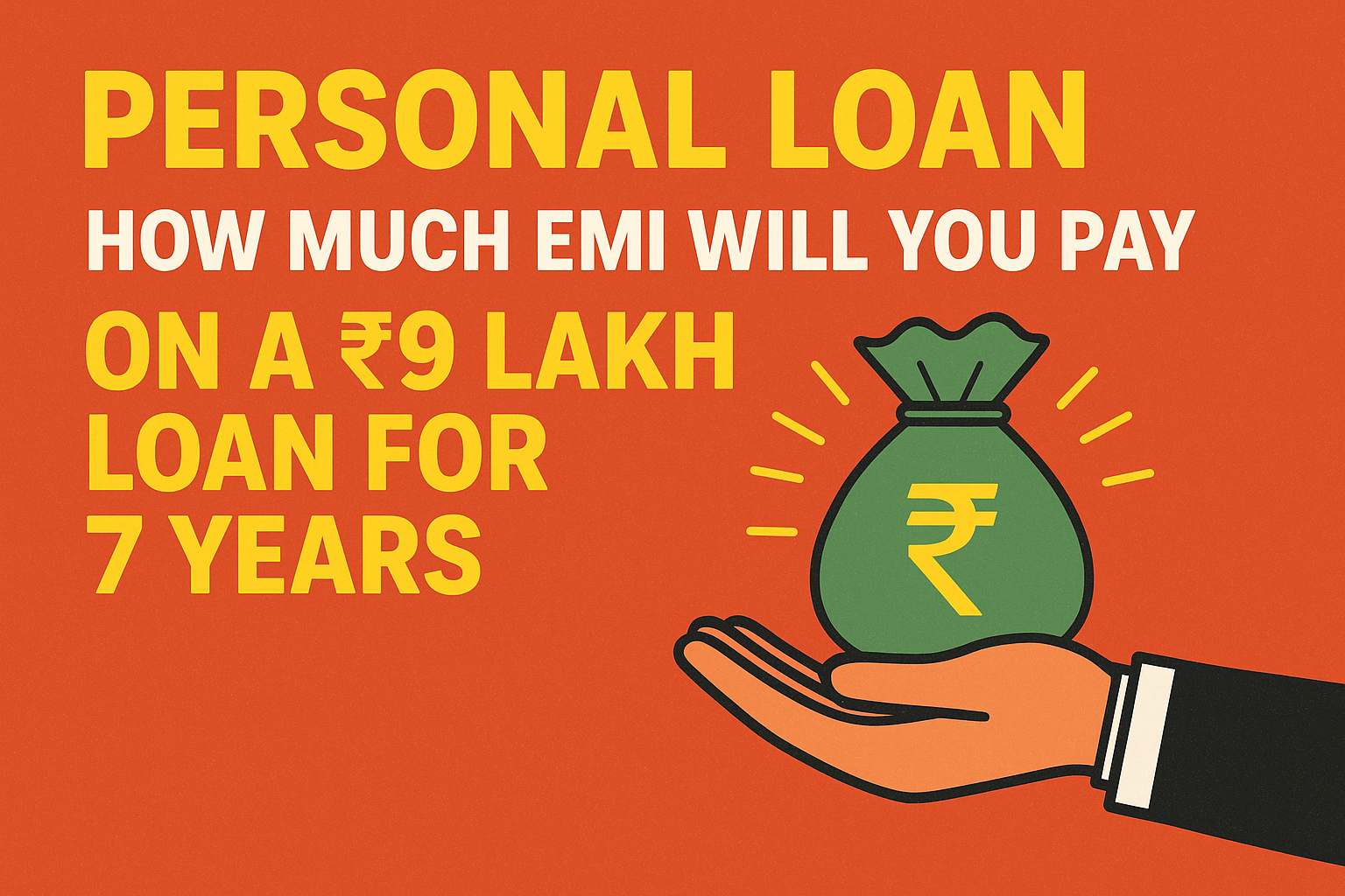 Personal Loan: How Much EMI Will You Pay on a ₹9 Lakh Loan for 7 Years